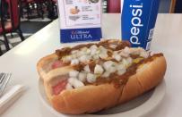 <p>The <a href="https://www.thedailymeal.com/recipes/coney-chili-hot-dogs-recipe?referrer=yahoo&category=beauty_food&include_utm=1&utm_medium=referral&utm_source=yahoo&utm_campaign=feed" rel="nofollow noopener" target="_blank" data-ylk="slk:coney dog;elm:context_link;itc:0;sec:content-canvas" class="link ">coney dog</a> is a regional specialty that is topped with a Greek-spiced <a href="https://www.thedailymeal.com/best-recipes/copycat-cincinnati-chili?referrer=yahoo&category=beauty_food&include_utm=1&utm_medium=referral&utm_source=yahoo&utm_campaign=feed" rel="nofollow noopener" target="_blank" data-ylk="slk:chili;elm:context_link;itc:0;sec:content-canvas" class="link ">chili</a>, yellow mustard and diced raw onions. It’s the classic Michigan snack. In Detroit, there’s an epic rivalry going back decades between two neighboring hot dog stands, American Coney Island and Lafayette Coney Island. Which one’s better? You just need to visit both and see for yourself.</p>