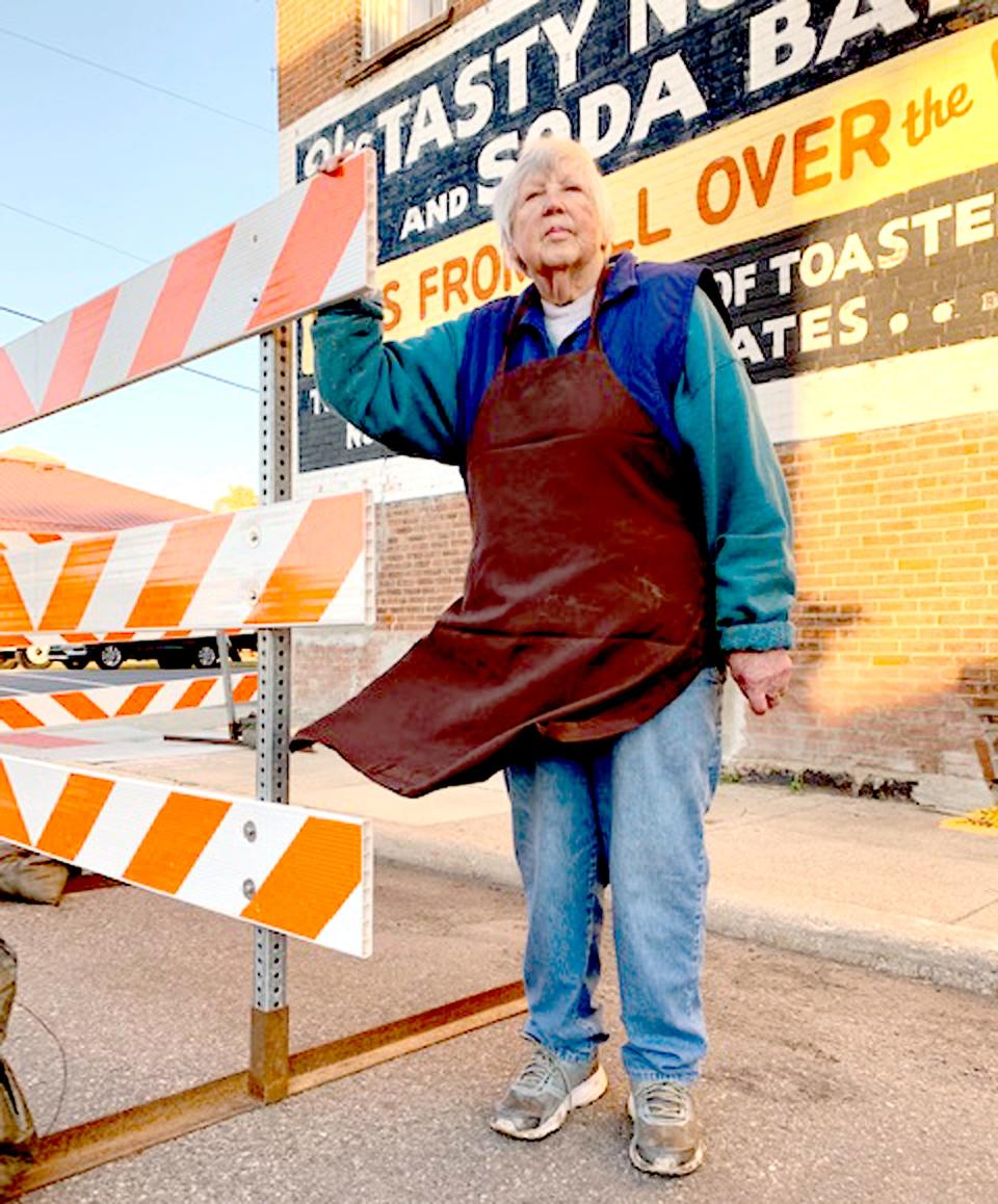 Marjorie Hamminga, owner of Tasty Nut Shop in White Pigeon, is concerned about missing holiday business if the building in which she works is condemned. A soon-to-be-issued structural engineer's report is likely to determine the fate the 150-year-old building.