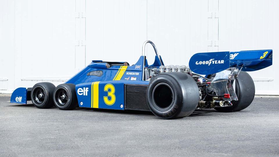 Jody Scheckter's Six-Wheeled Tyrrell P34 Hits the Auction Block