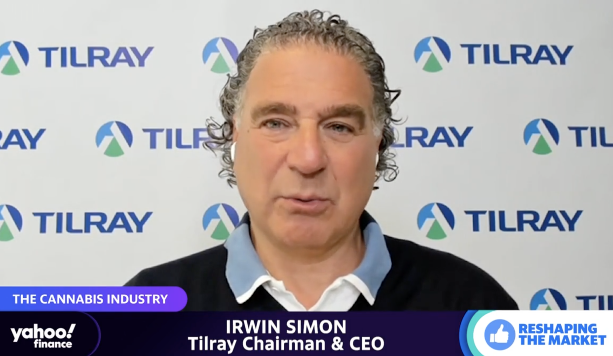 Tilray CEO Irwin Simon. (Yahoo Finance)