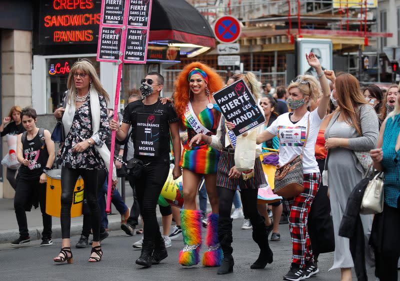 Paris LGBT march