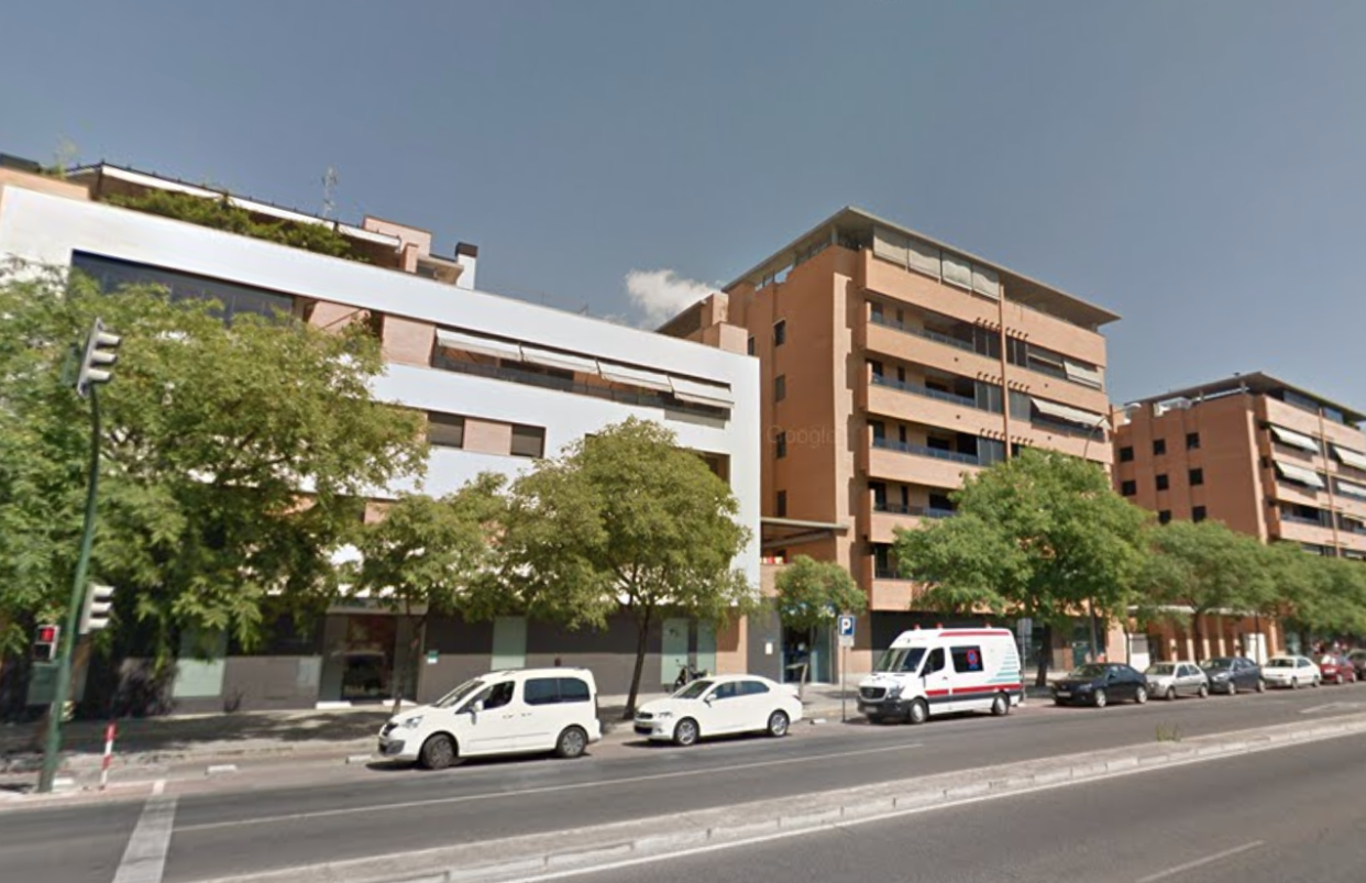 The incident took place at an apartment block in Periodista Quesada Chacon Street, Cordoba. (Google Street View)