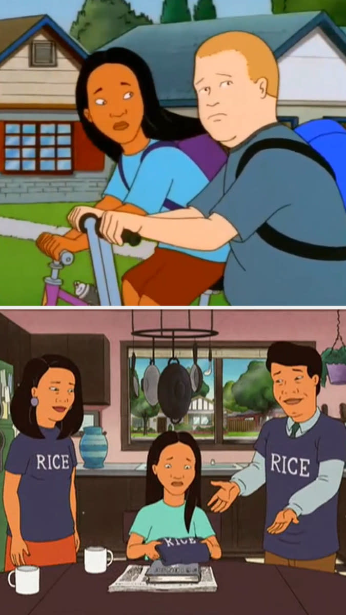 Screenshots from "King of the Hill"