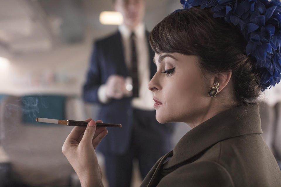 Helena Bonham Carter as Princess Margaret in the third season of Netflix historical drama 'The Crown'. (Credit: Sophie Mutevelian/Netflix)