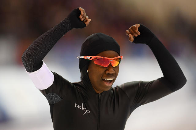 Why do speed skaters wear sunglasses? It's not just because they