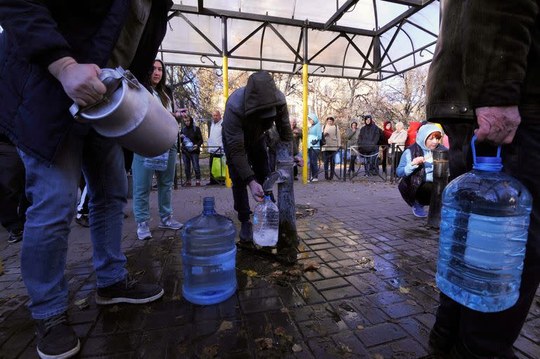 Kiev, sin agua y sin luz tras los bombardeos