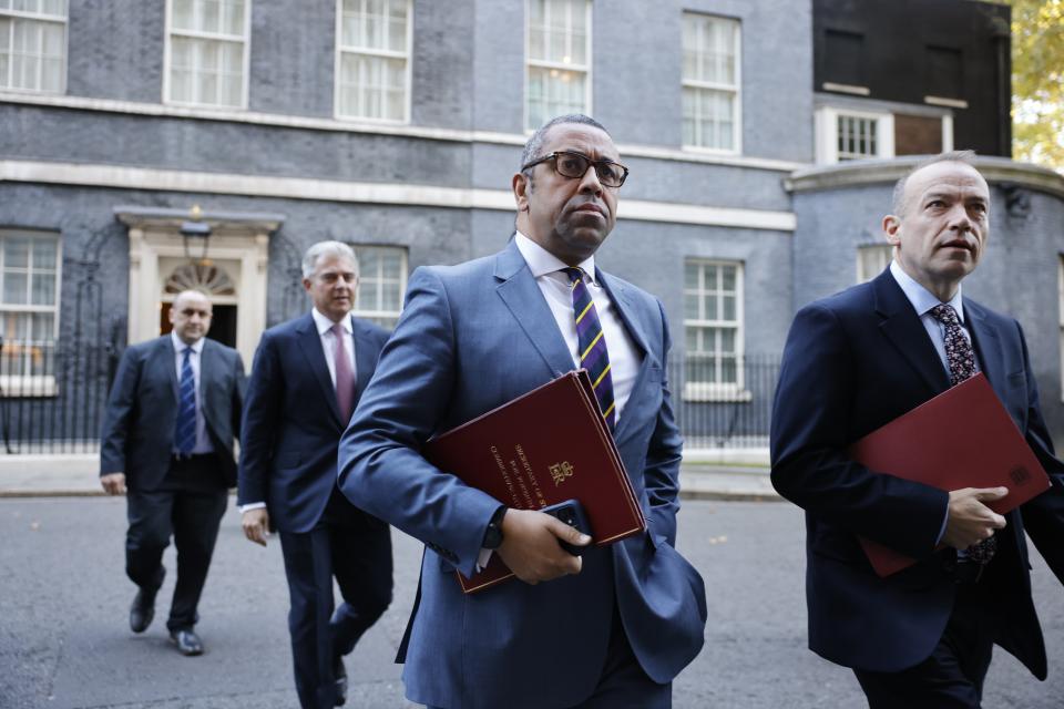 James Cleverly ‘unconvinced’ general election will help situation (EPA)
