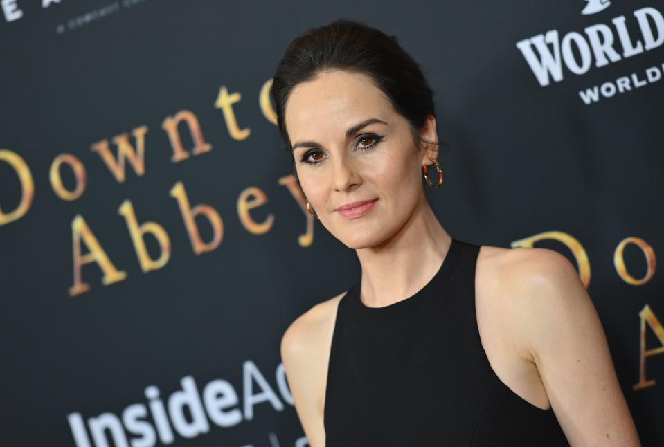 English actress Michelle Dockery attends the "Downton Abbey" New York Premiere at Alice Tully Hall, Lincoln Center on September 16, 2019 in New York City. (Photo by Angela Weiss / AFP)        (Photo credit should read ANGELA WEISS/AFP/Getty Images)