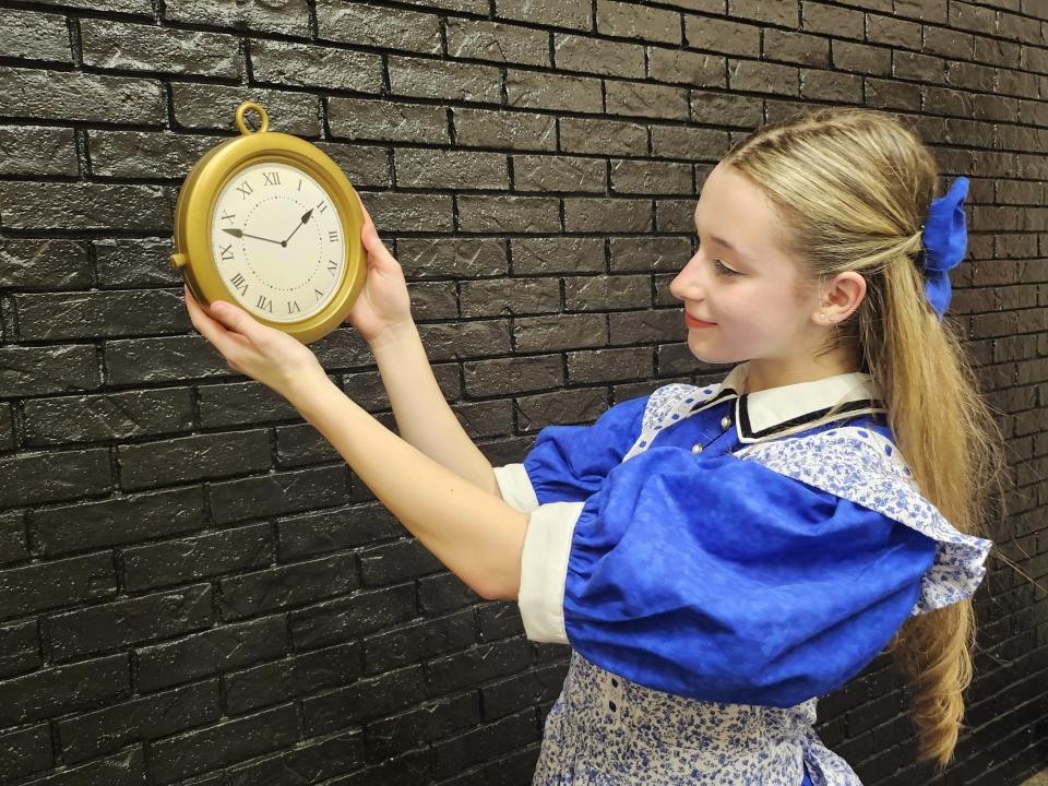 Eden Holmes, portraying Alice, prepares to take audiences to a land of dreams with Lone Star Ballet's "Alice in Wonderland." The production will be held April 14-15 at the Globe-News Center for the Performing Arts.