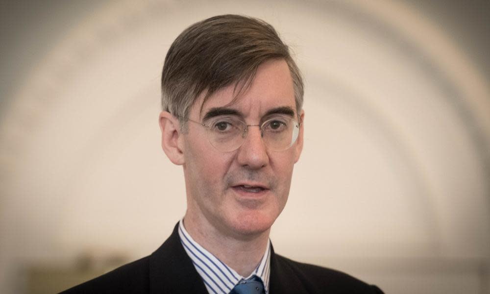 Jacob Rees-Mogg ‘no longer thinks to question his infallibility as he runs through his greatest Brexit hits’.