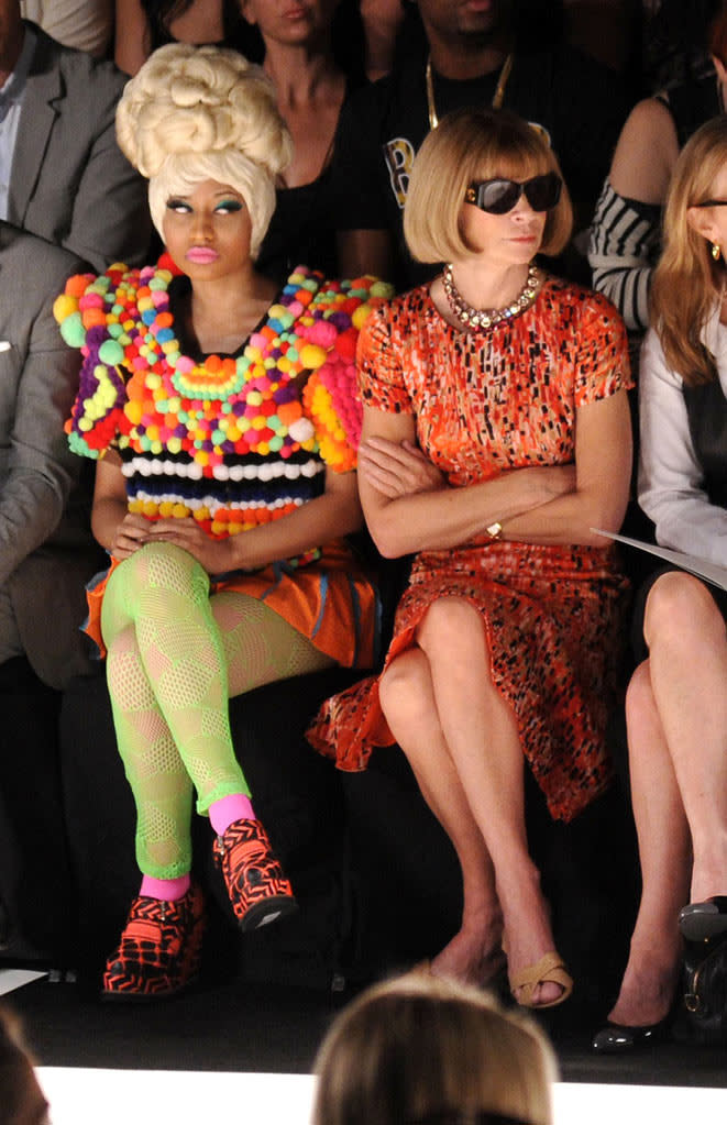 Minaj Wintour Fashion Week