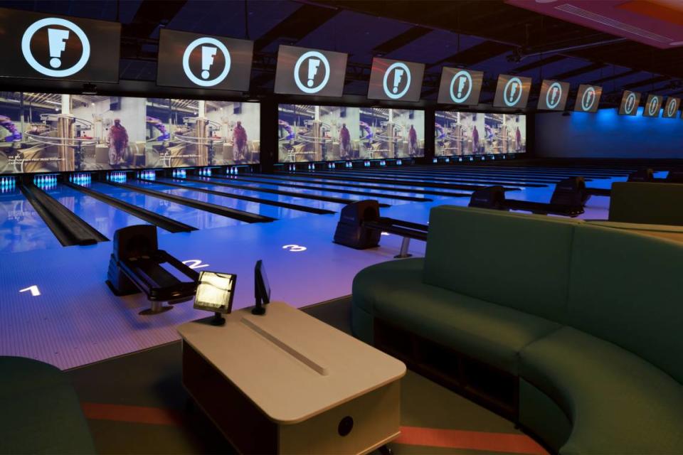 Frankie’s Fun Park offers bowling to help you get over the rainy day blues.