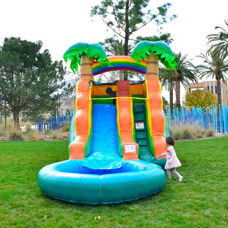 inflatable water slide