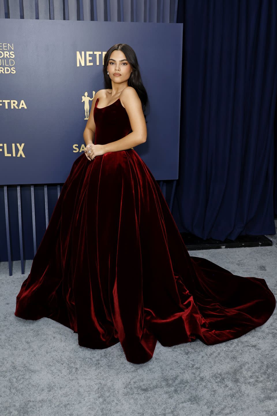 los angeles, california february 24 ariana greenblatt attends the 30th annual screen actors guild awards at shrine auditorium and expo hall on february 24, 2024 in los angeles, california photo by frazer harrisongetty images