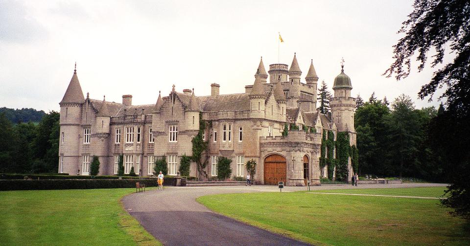 Balmoral Castle in the Scottish Highlands in August 2002.