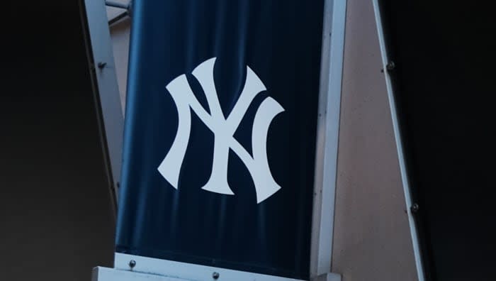 The New York Yankees logo (Photo: Spencer Platt/Getty Images)