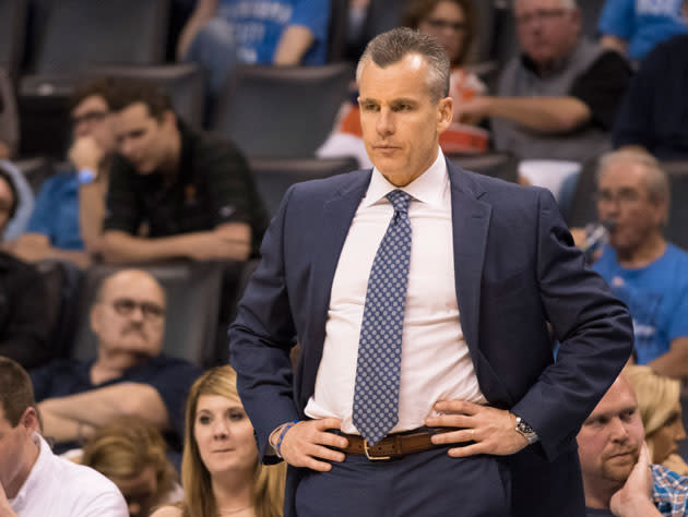Billy Donovan is down 0-1. (Getty Images)