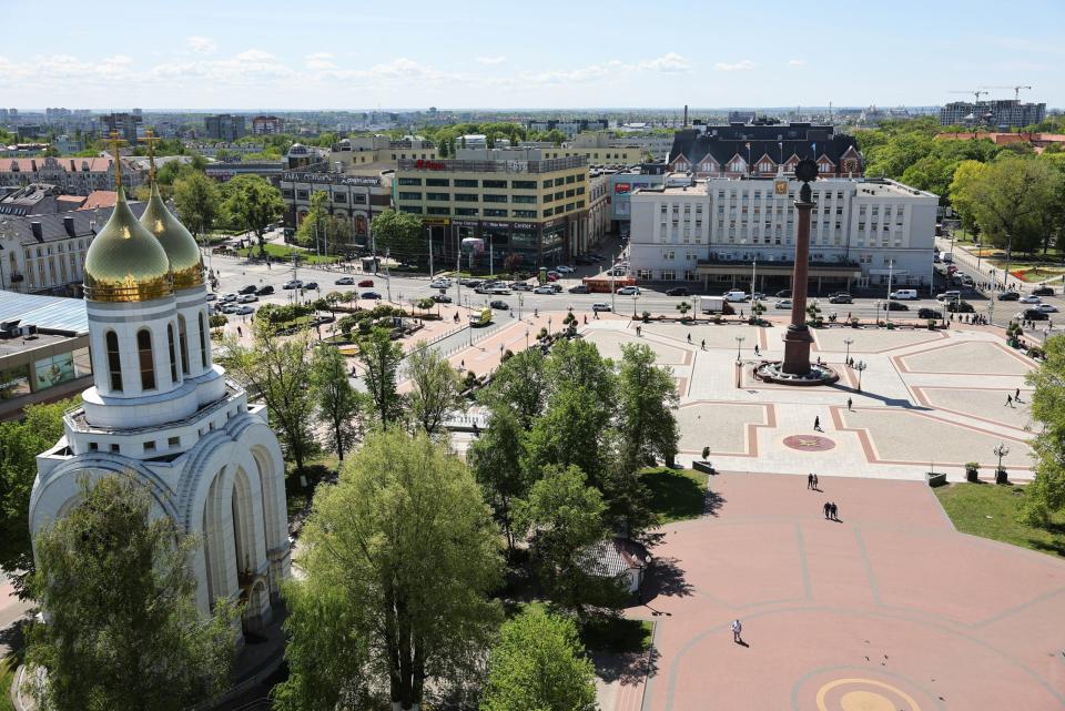 Der Sieges-Platz in Kaliningrad - Copyright: picture alliance/dpa/TASS | Vitaly Nevar