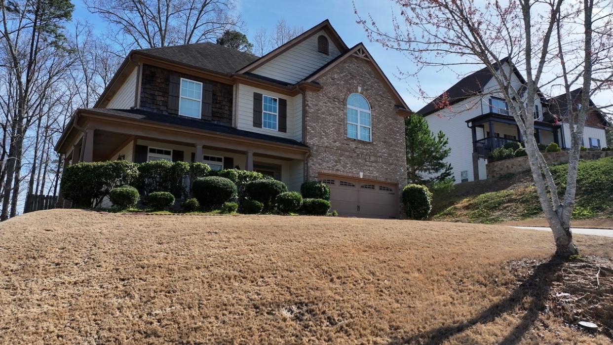 <div>The Barros family lived in this Gwinnett County home, in Bethlehem, before the alleged beating death of Sayra Barros on Jan. 30.</div>