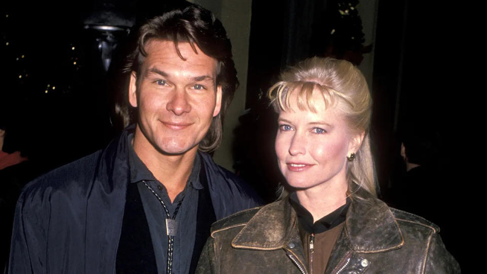 Lisa Niemi Swayze and Patrick Swayze posing for the camera