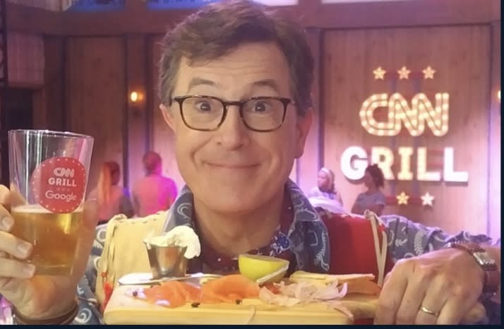 Stephen Colbert at the CNN Grill in 2016.
