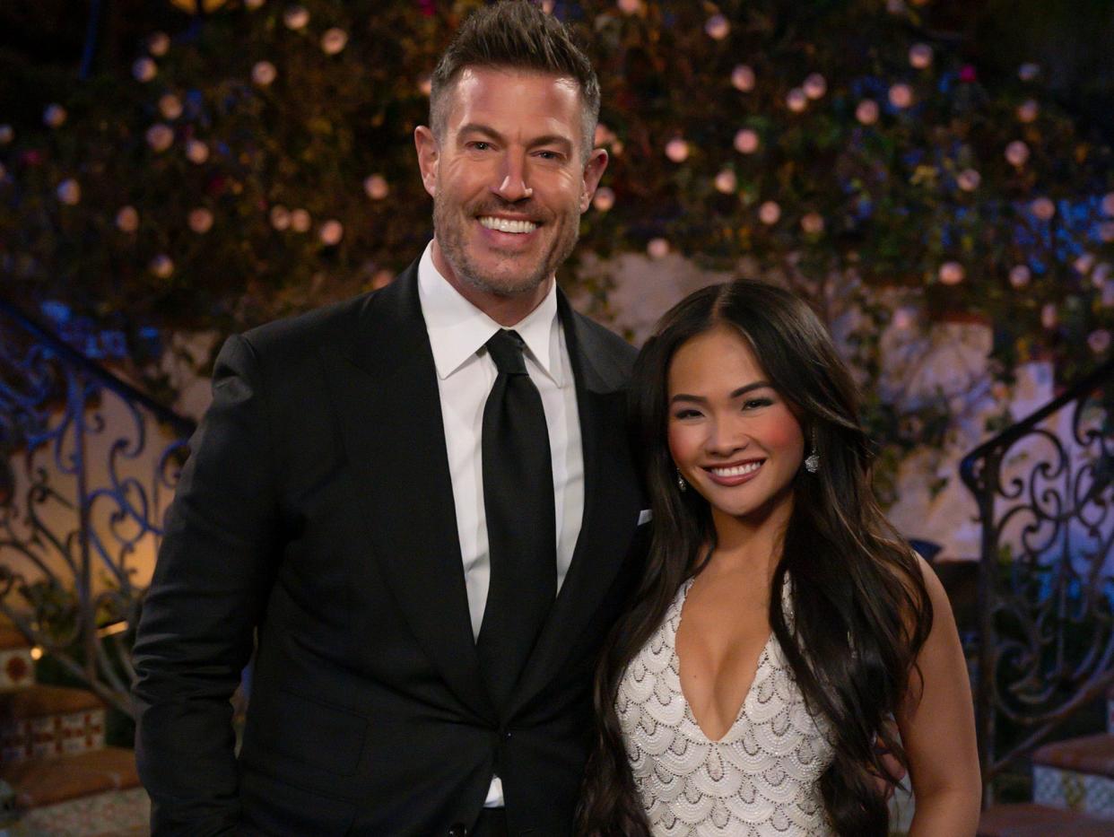 Jenn Tran on night one of "The Bachelorette" in July 2023.