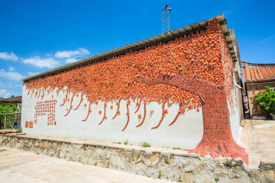 瓊林窯燒紅磚牆（圖片來源：金門觀光旅遊網）