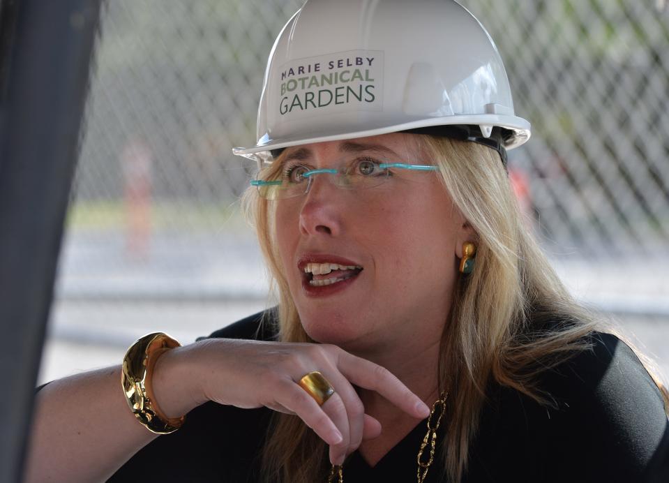 Jennifer Rominiecki, Executive Director of Marie Selby Botanical Gardens, is overseeing the transformation at Selby Gardens. 
