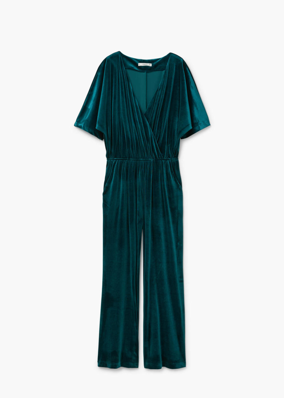 Crossed Velvet Jumpsuit