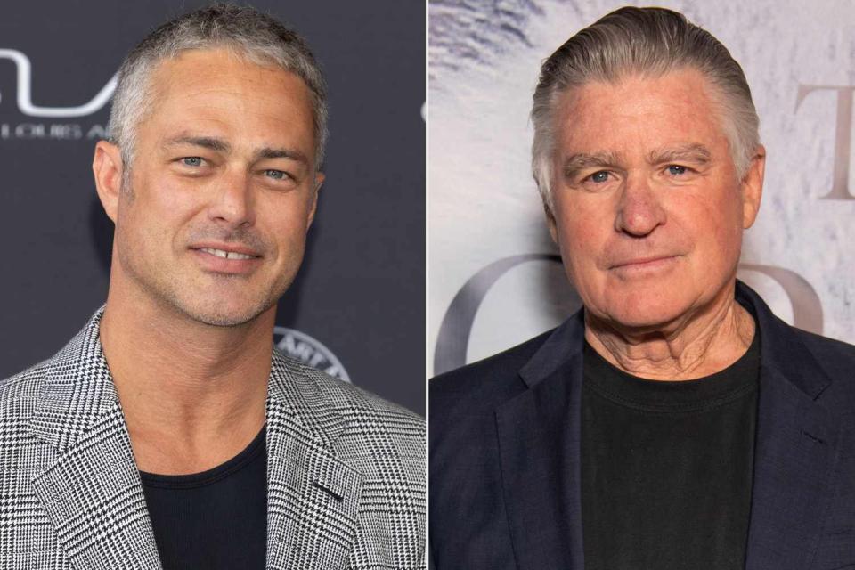 <p>Arnold Jerocki/WireImage; Emma McIntyre/Getty </p> Taylor Kinney and Treat Williams