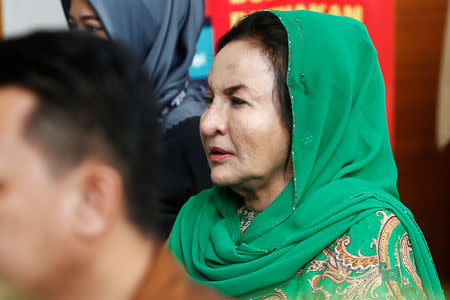 Rosmah Mansor, wife of Malaysia's former Prime Minister Najib Razak, arrives to give a statement to the Malaysian Anti-Corruption Commission (MACC) in Putrajaya, Malaysia September 26, 2018. REUTERS/Lai Seng Sin