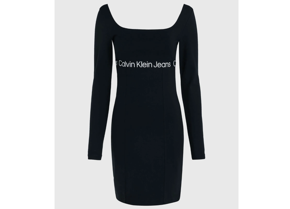 Vestido corto negro Calvin Klein, regalo de San Valentín. (Foto Calvin Klein)