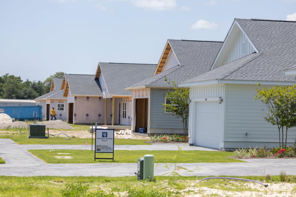 The Laguna Haven Community, which hosted a grand opening ceremony on June 15, has homes in various stages of development on the west end of Panama City Beach.