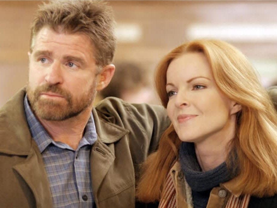 Treat Williams and Marcia Cross in "Everwood" (2002-2006).