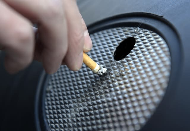 Around 15% of people in the UK smoke, the authors say (Jonathan Brady/ PA)