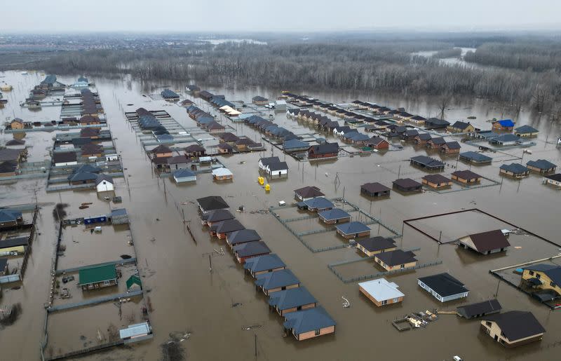 Flooding in Orenburg region