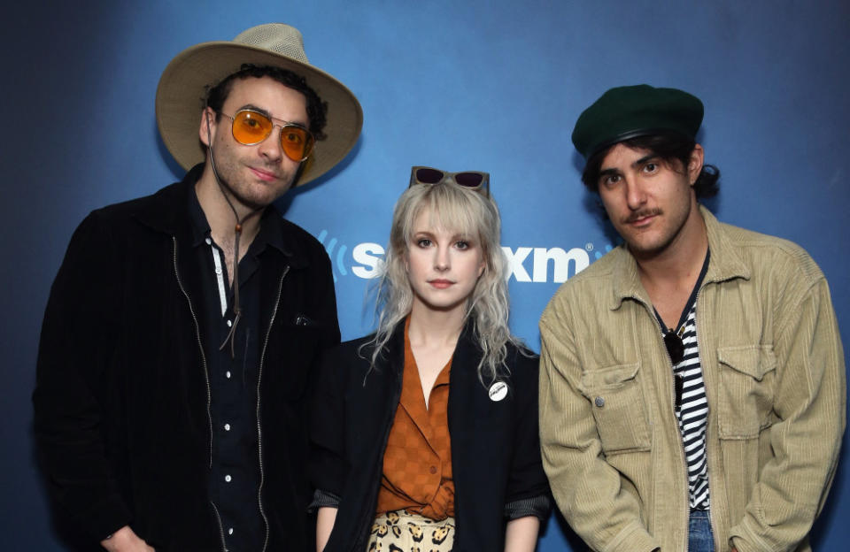 Paramore condemned the behaviour and said there is no place for violence, homophobia or bigotry at their shows. credit:Bang Showbiz
