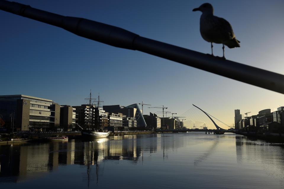 One of Dublin’s main financial districts. Photo: Reuters