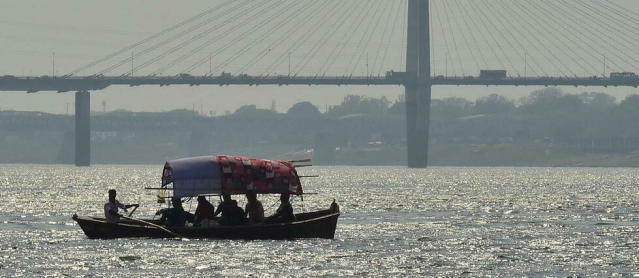Un bateau sur le Sangam, en Inde. (Image d&#39;illustration)  - Credit:SANJAY KANOJIA / AFP