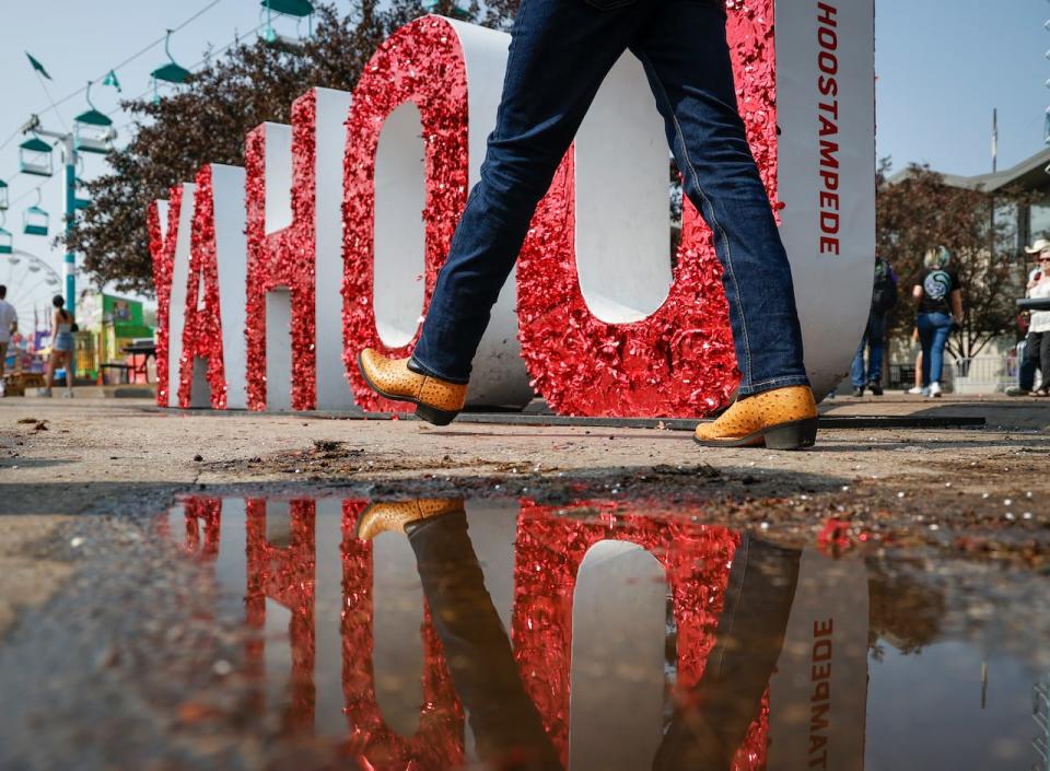 A scene from the final day of 2023's Calgary Stampede. This year's edition will go on as planned, despite the city's water shortage from a faulty feeder main.