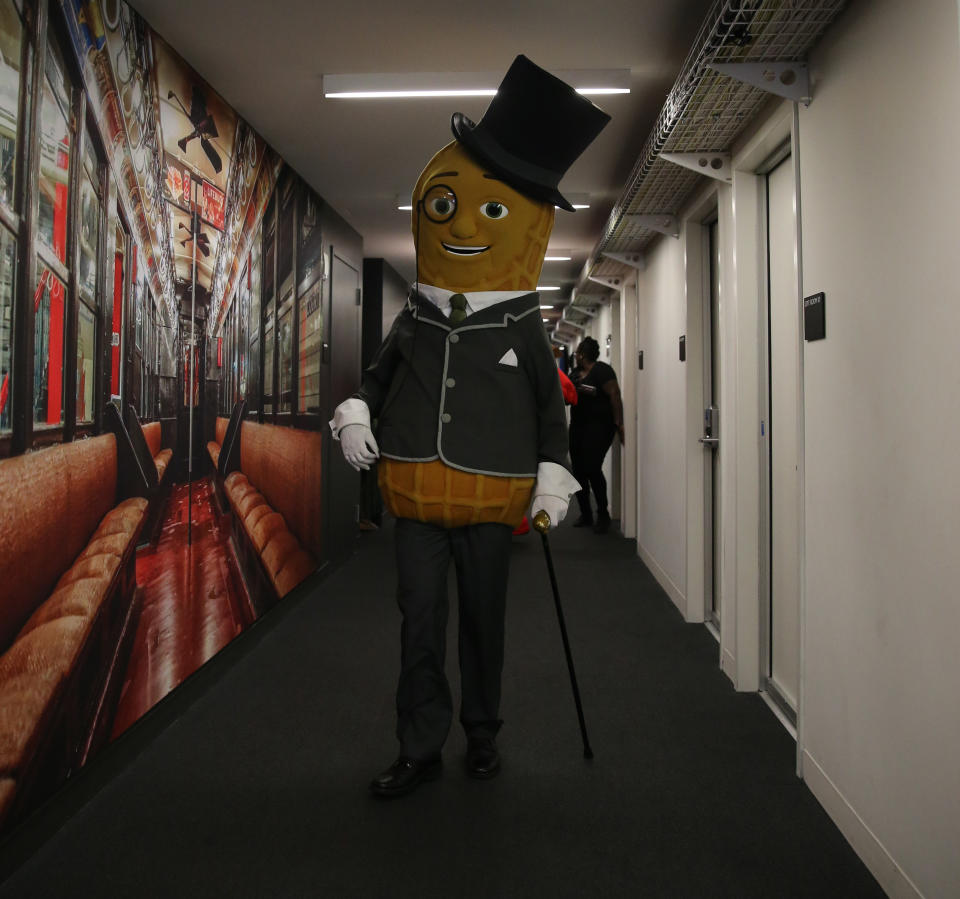 Mascots take over Yahoo Finance offices