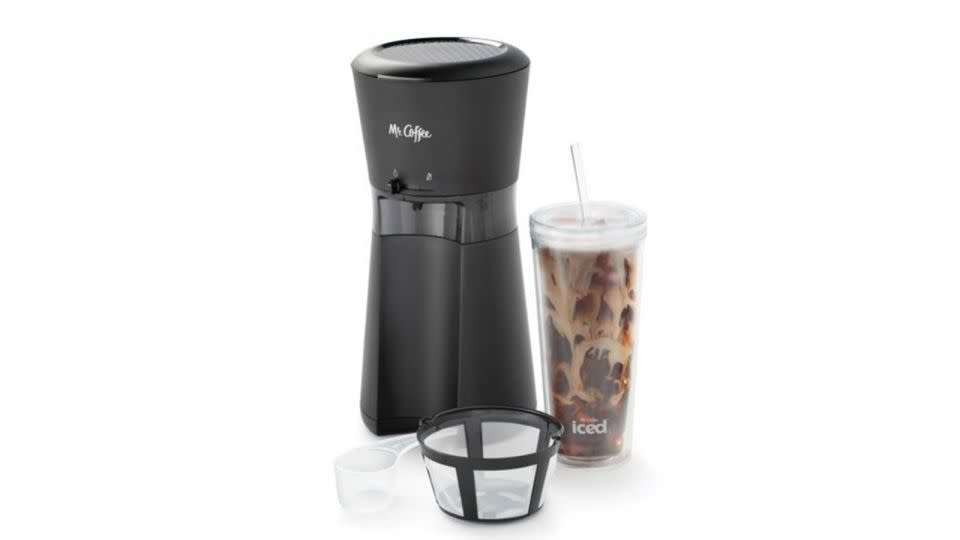Mr. Coffee Iced Coffee Maker With Reusable Tumbler and Filter - Walmart