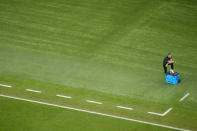 Spain's head coach Luis Enrique watches from the touchline during the World Cup group E soccer match between Japan and Spain, at the Khalifa International Stadium in Doha, Qatar, Thursday, Dec. 1, 2022. (AP Photo/Petr David Josek)