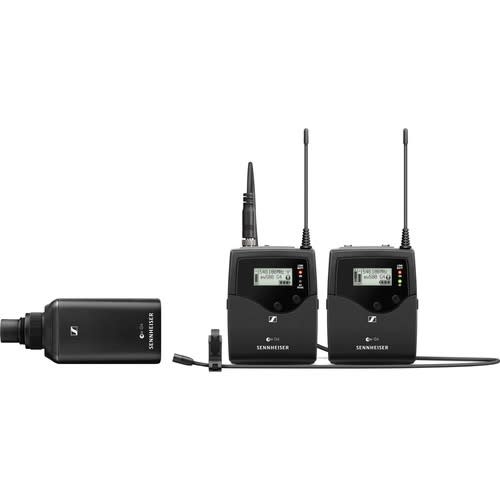 The Sennheiser EW 500 wireless mic kit.