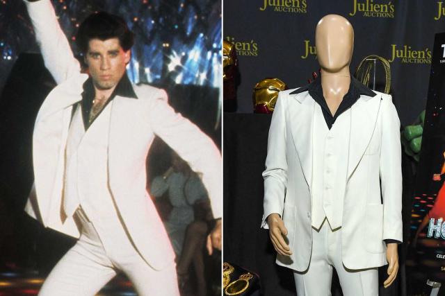 John Travolta's Iconic White Suit from 'Saturday Night Fever' Up for  Auction in California