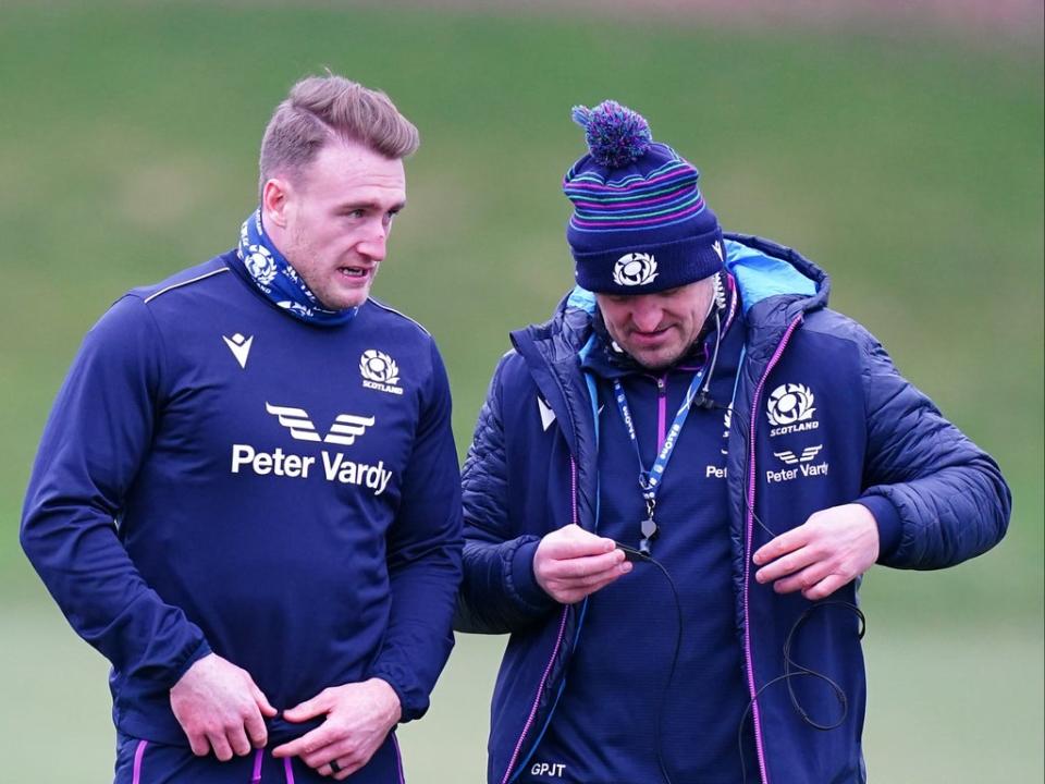 Stuart Hogg and Gregor Townsend have high hopes for this Six Nations campaign (PA Wire)