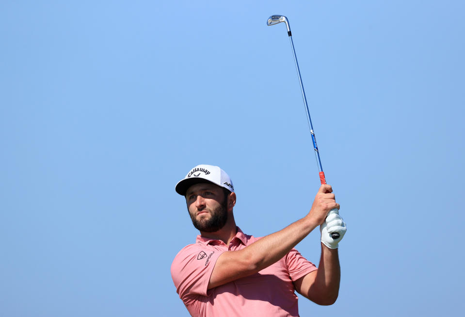 Jon Rahm, the top-ranked golfer in the world, has now tested positive for the coronavirus twice in the past two months. (David Cannon/R&A/Getty Images)