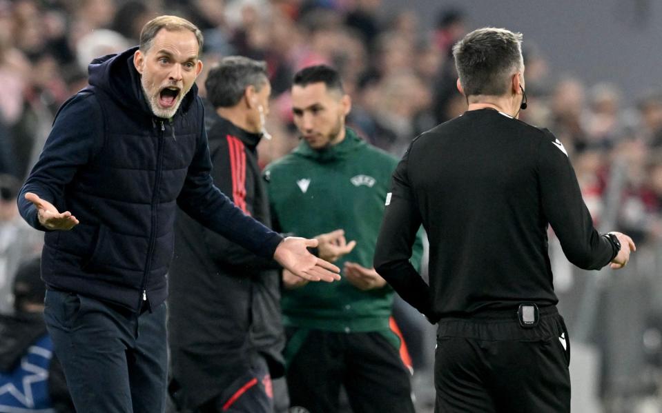 Thomas Tuchel on the touchline - AFP/GETTY/KERSTIN JOENSSON