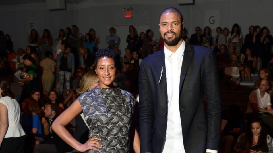 Kimberly and Tyson Chandler at Fashion Week in 2014. (Getty Images)