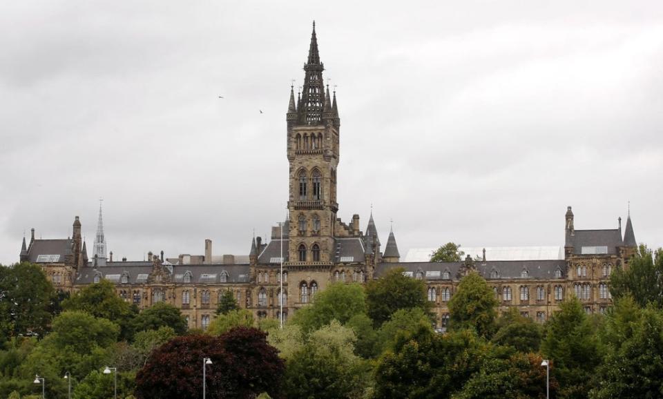 The University of Glasgow was placed second in Scotland (Danny Lawson/PA) (PA Archive)